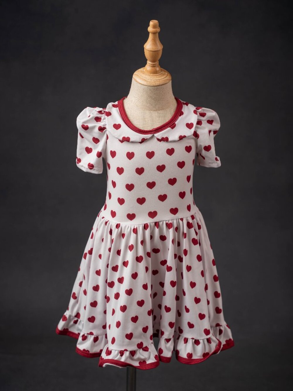 Little Stocking Company Heart Valentine Dress, 5